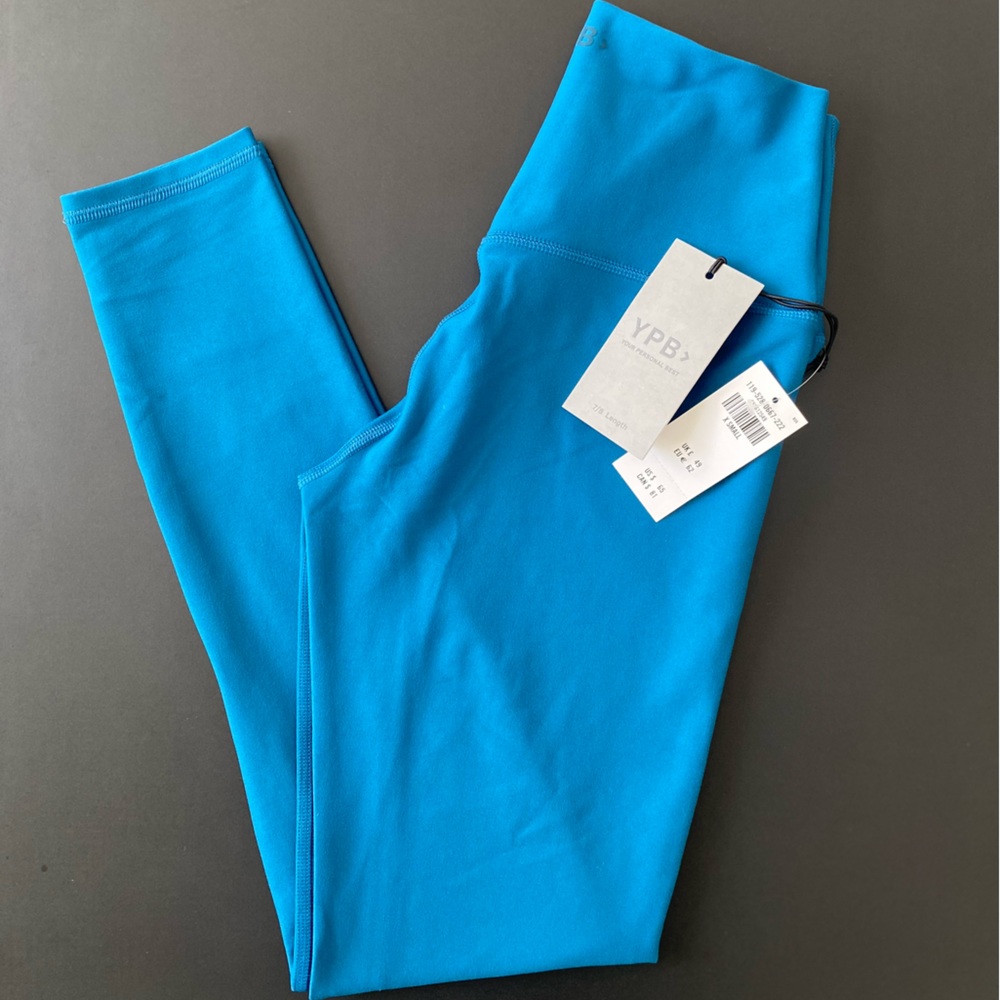 NWT - Abercrombie SculptLUX 7/8 length Legging - XS - Cerulean